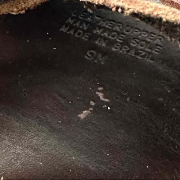 𝅺MICHAEL Michael Kors Brown Woven Leather Wedge Open Toe Sandal 9 - Picture 10 of 12